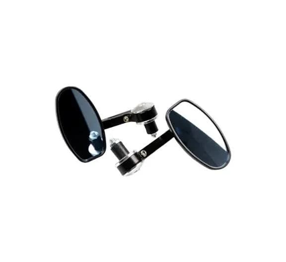 BAR END MIRROR SMALL OVEL